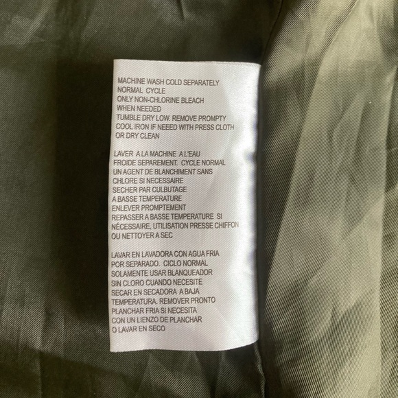 Michael Kors Black Polyester Windbreak Waterproof Hooded Parka Jacket size M - Picture 13 of 15